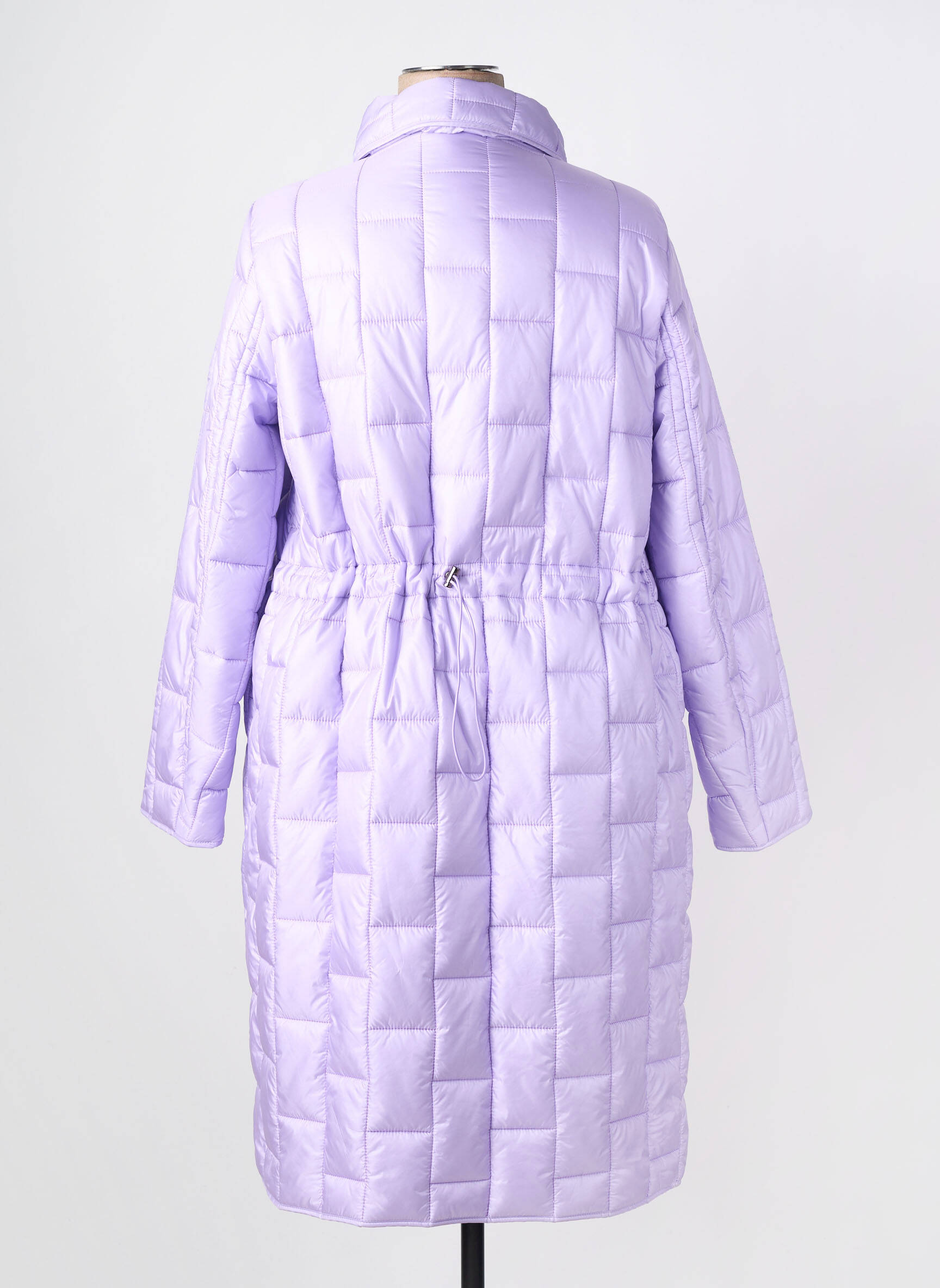 Geacă matlasată mâneci lungi fără glugă violet PREGIO COUTURE femeie