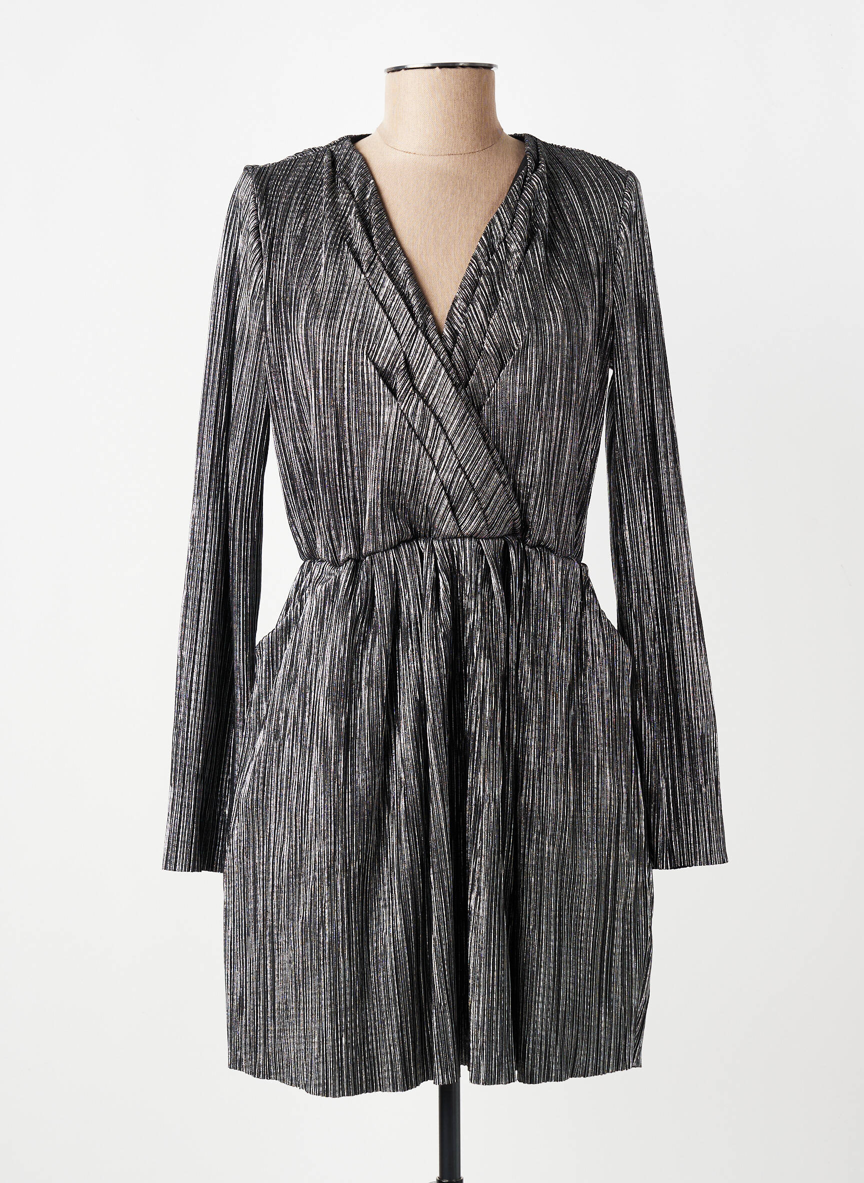 Rochie midi mâneci lungi mâneci lungi negru LES TROPEZIENNES PAR M.BELARBI femeie