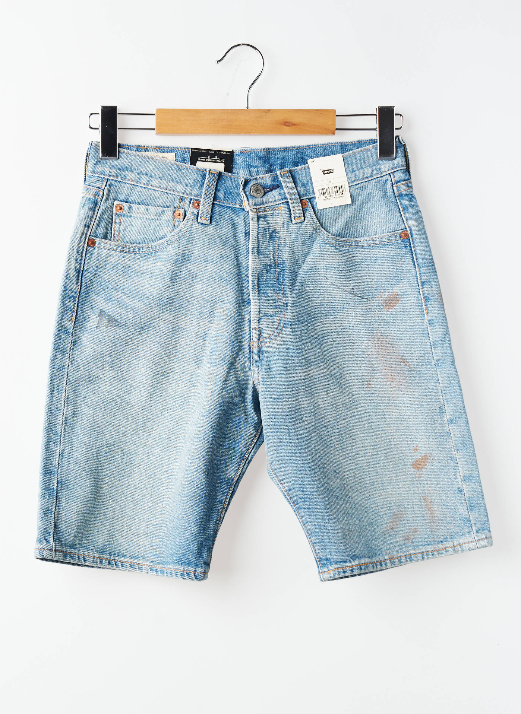 Bermudă țesătură denim mărime normală albastru LEVI'S bărbat