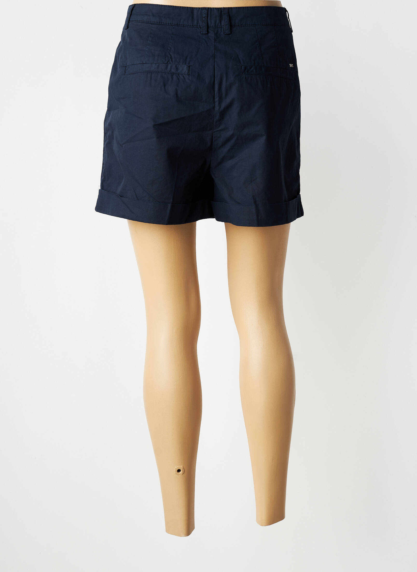 Șort talie cu cleme talie înaltă albastru TOMMY HILFIGER femeie
