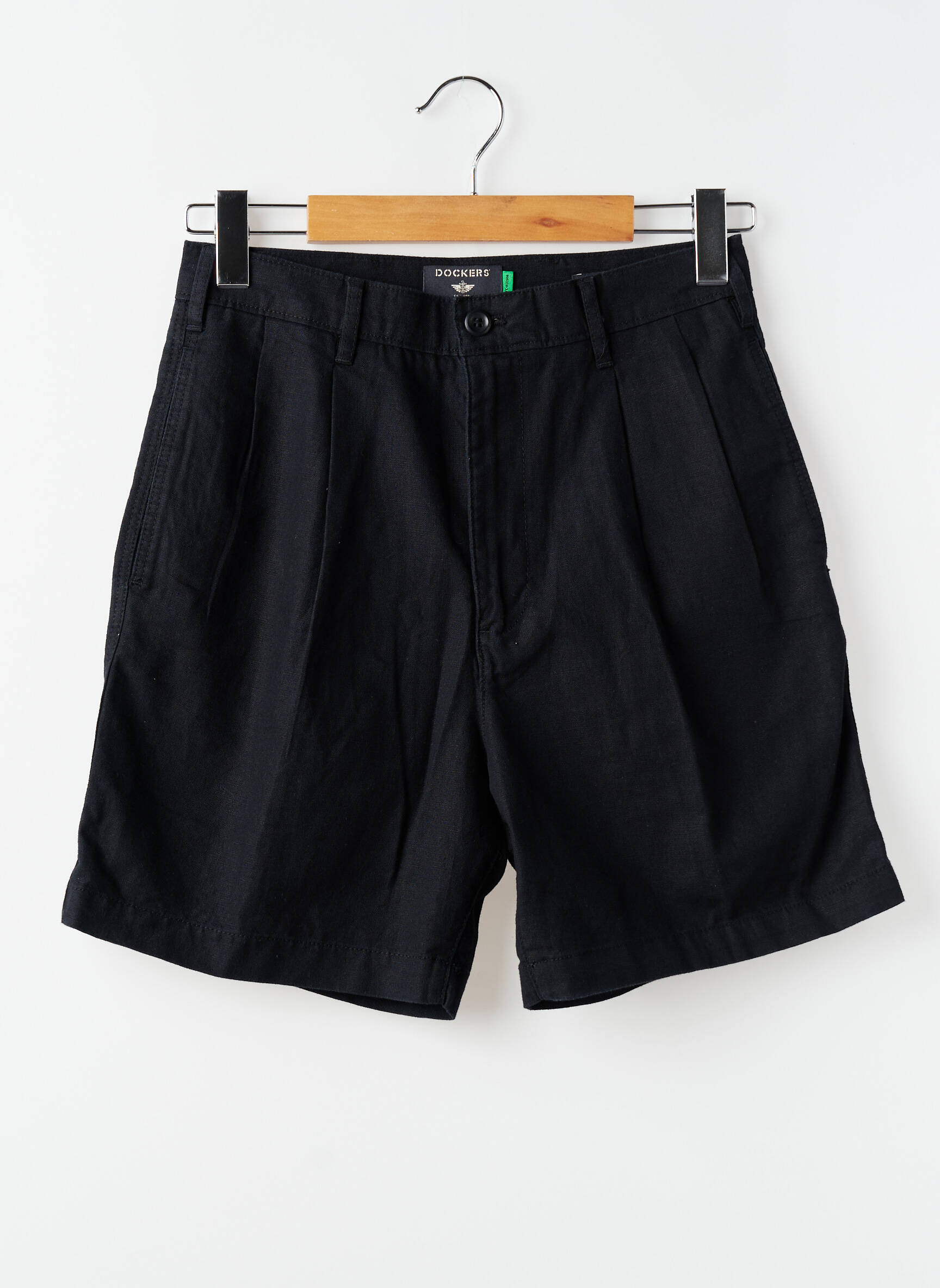 Șort țesătură poplin mărime normală negru DOCKERS bărbat