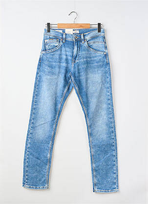 Blugi cu croială slim țesătură brută mărime normală albastru PEPE JEANS bărbat