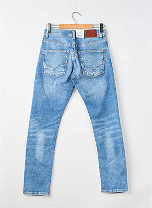 Blugi cu croială slim țesătură brută mărime normală albastru PEPE JEANS bărbat