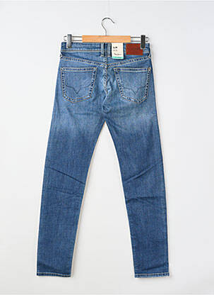 Blugi cu croială slim țesătură brută mărime normală albastru PEPE JEANS bărbat