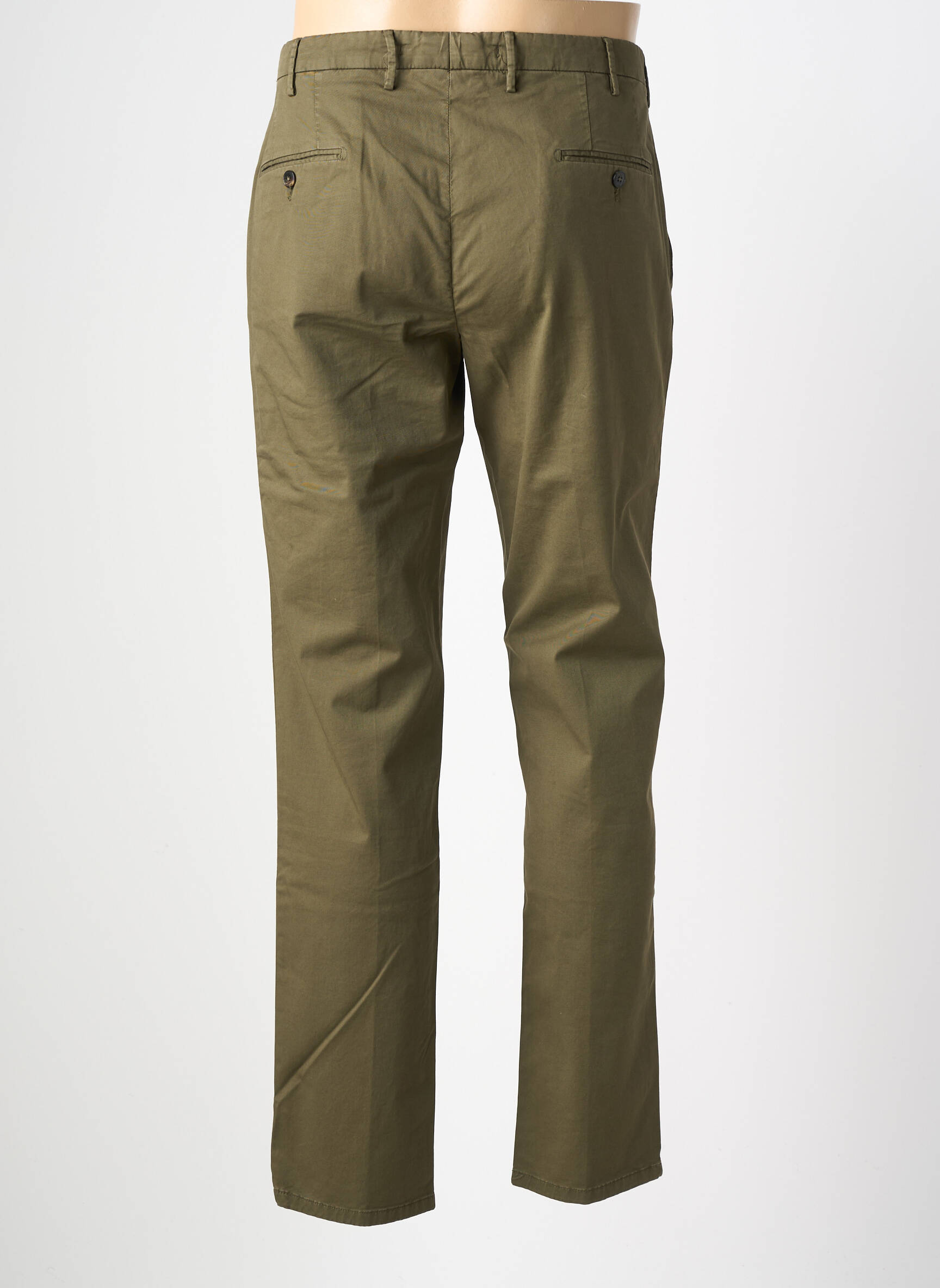 Pantalon chino buzunare mărime normală verde FACONNABLE bărbat