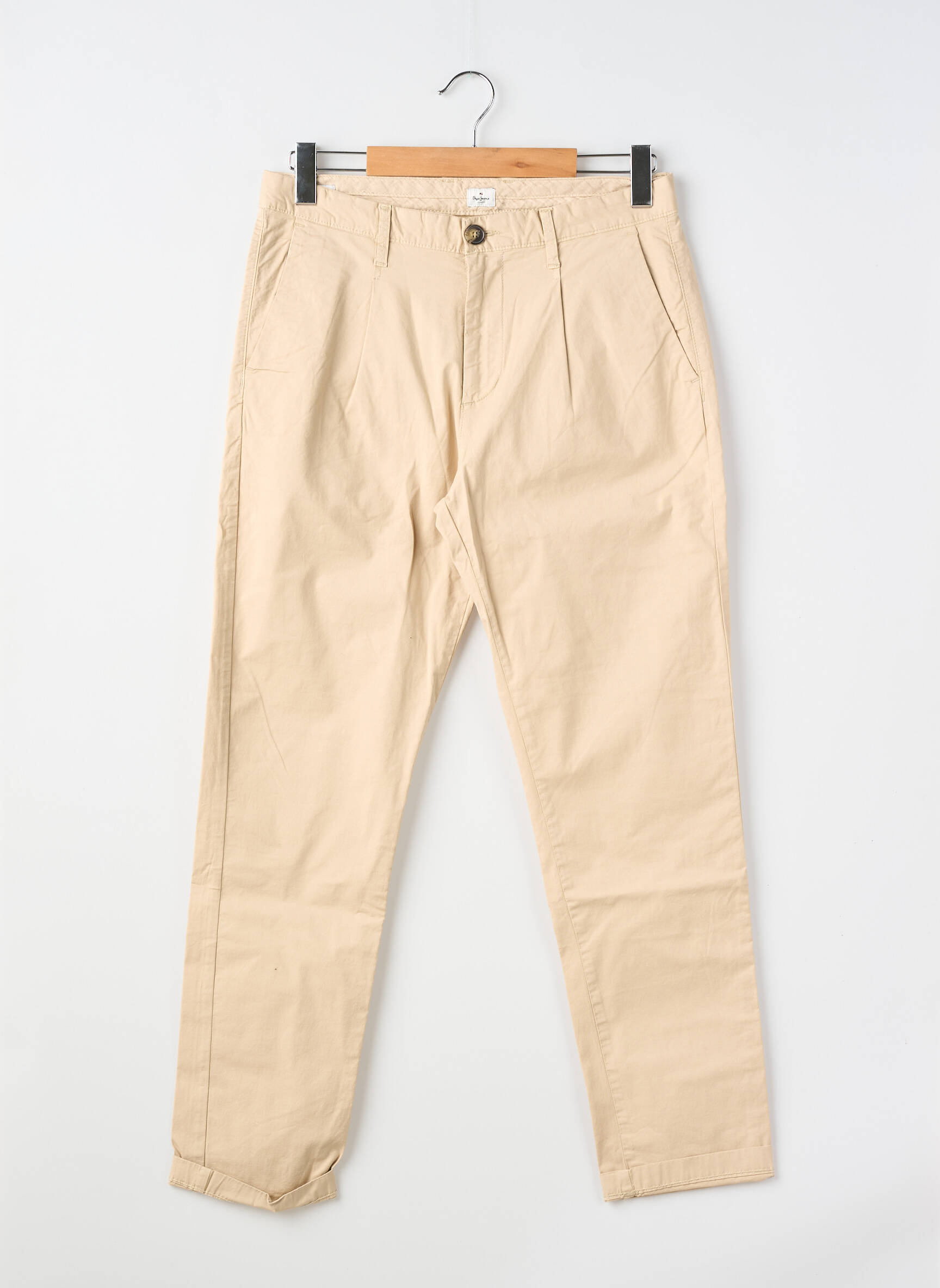 Pantalon chino buzunare mărime normală bej PEPE JEANS bărbat