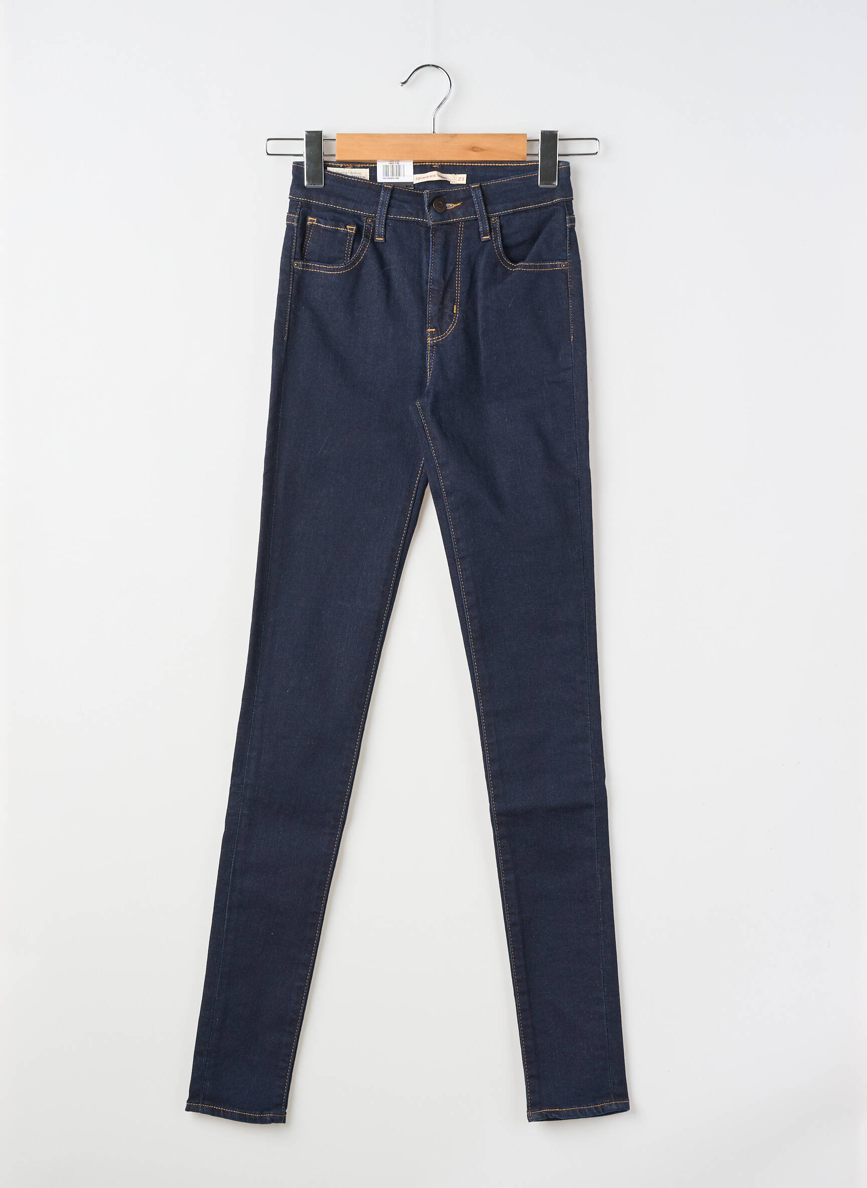 Blugi skinny țesătură brută mărime normală albastru LEVI'S femeie