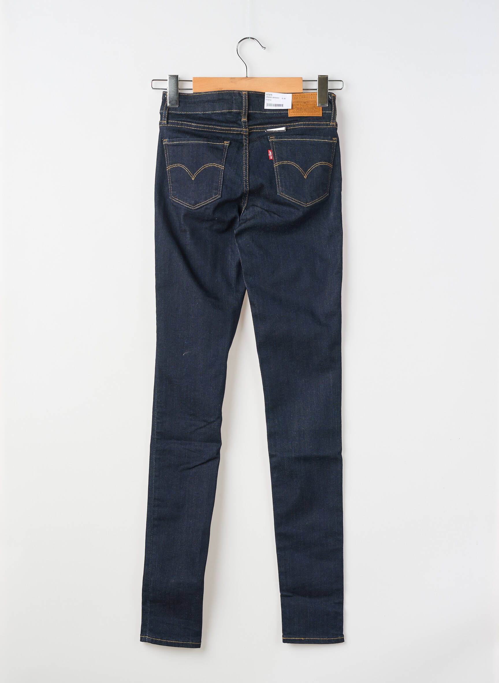 Blugi skinny țesătură brută mărime normală albastru LEVI'S femeie