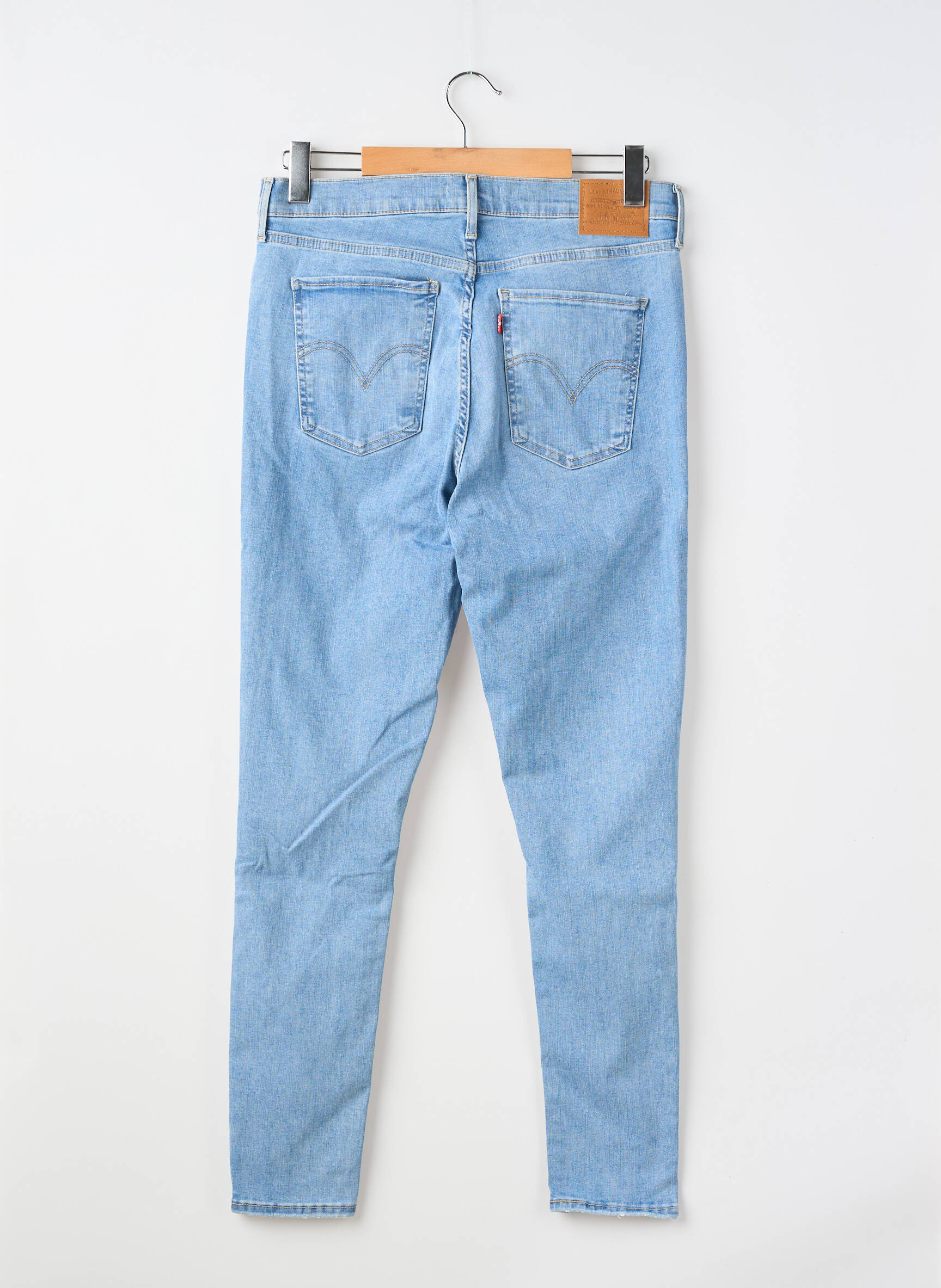 Blugi cu croială slim țesătură brută mărime normală albastru LEVI'S femeie