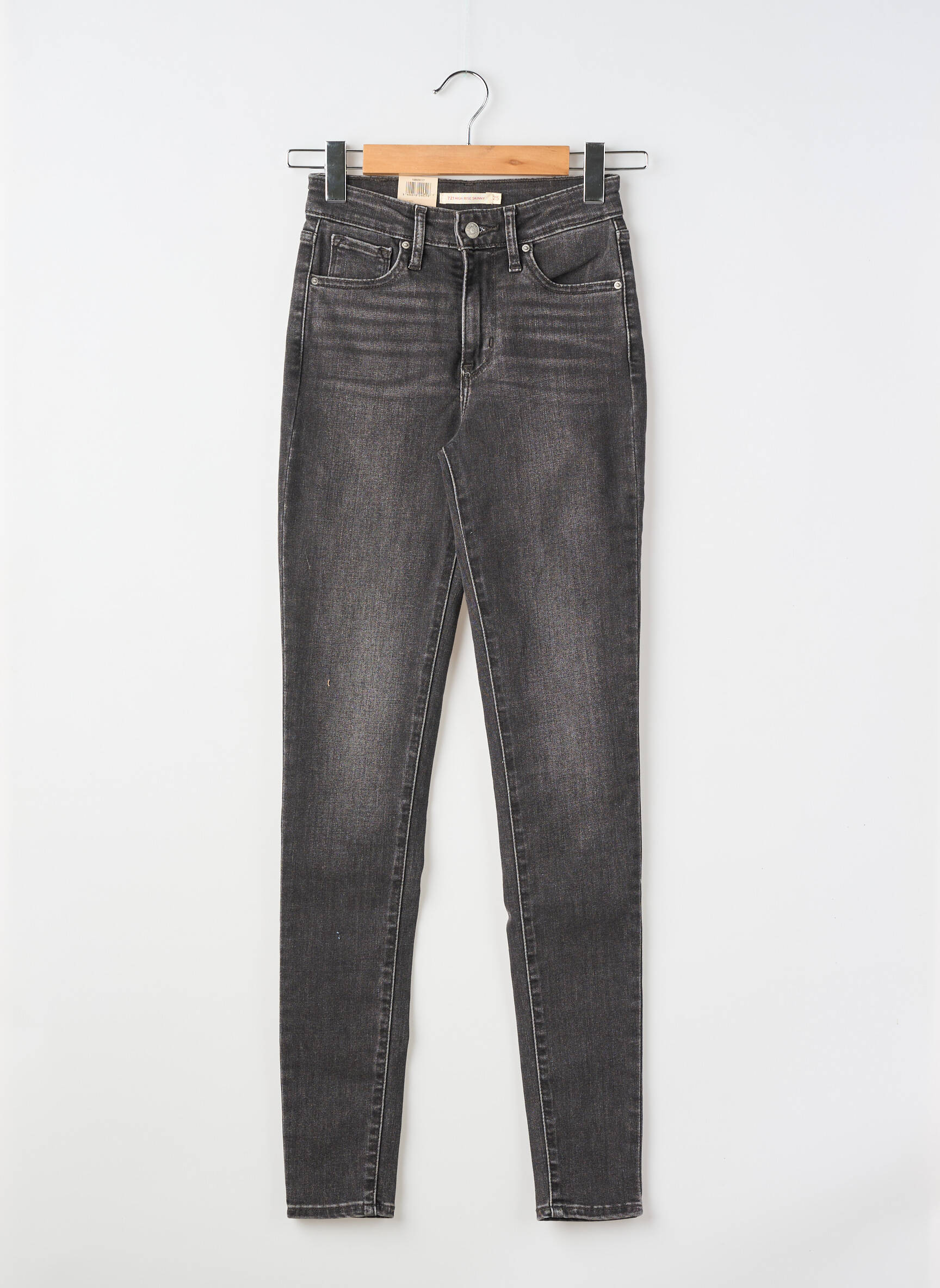 Blugi skinny țesătură brută mărime normală gri LEVI'S femeie
