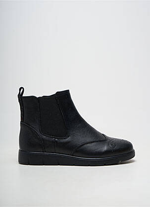 Botine/ghete material neted toc plat până la 3 cm negru DAMART femeie