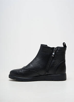 Botine/ghete material neted toc plat până la 3 cm negru DAMART femeie