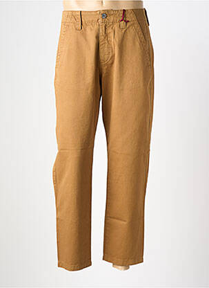 Pantalon chino elasticitate mărime normală maro IRON AND RESIN bărbat