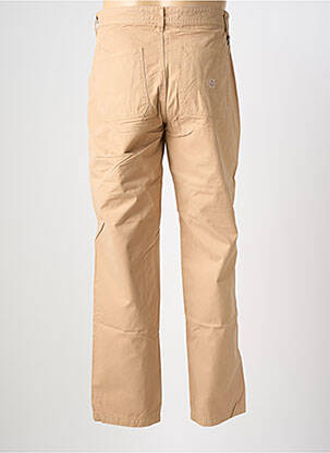 Pantalon drept țesătură poplin mărime normală bej IRON AND RESIN bărbat