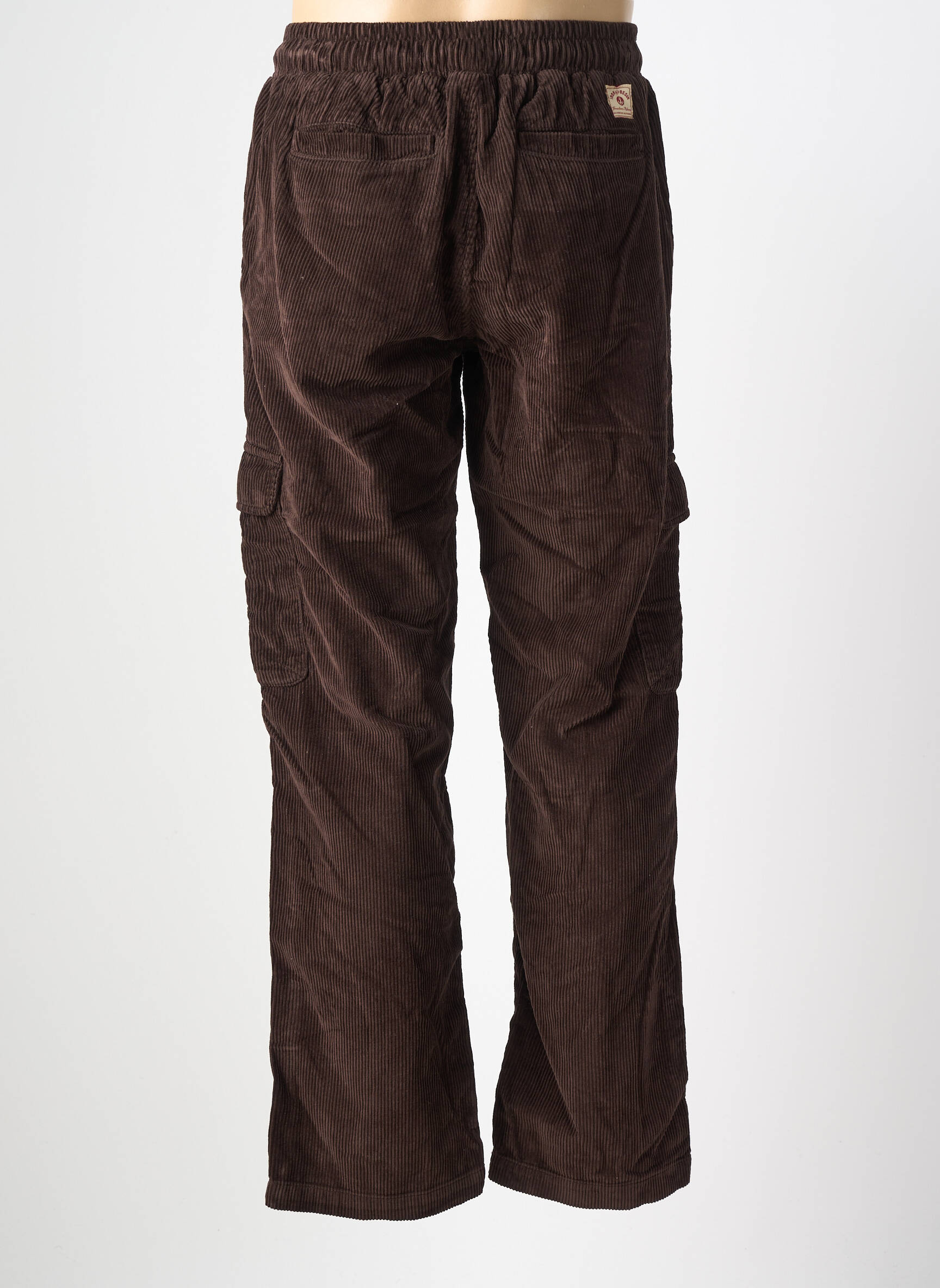 Pantalon cargo talie elastică mărime normală maro IRON AND RESIN bărbat