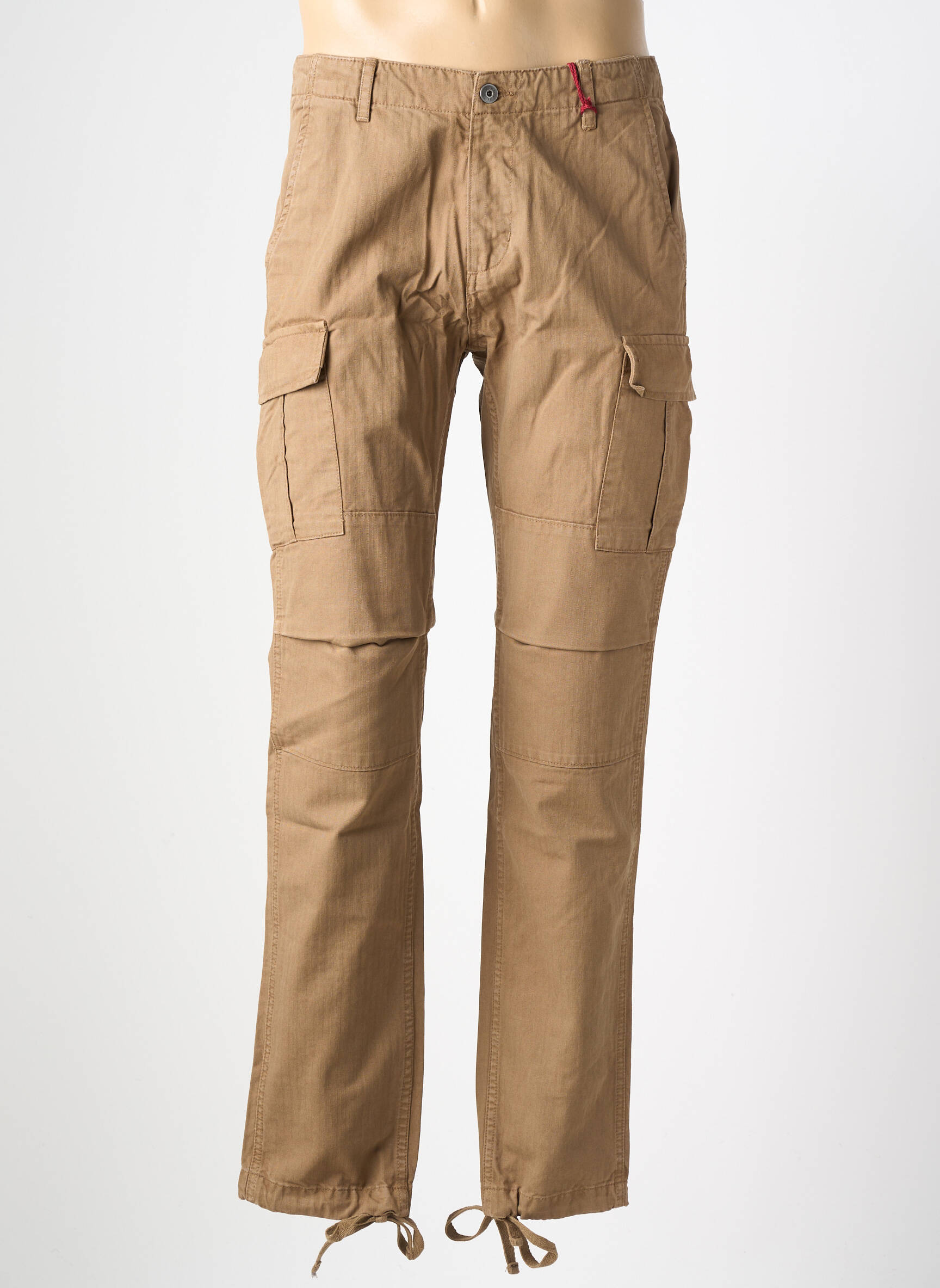 Pantalon cargo subțire mărime normală maro IRON AND RESIN bărbat