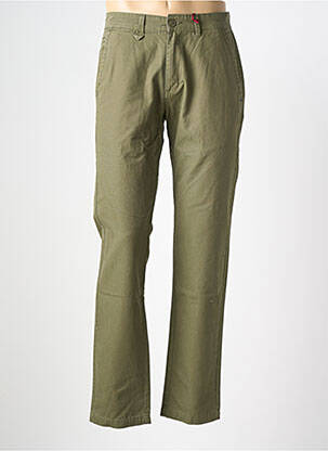 Pantalon chino elasticitate mărime normală verde IRON AND RESIN bărbat