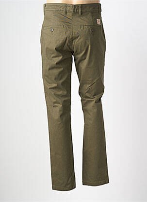 Pantalon chino elasticitate mărime normală verde IRON AND RESIN bărbat