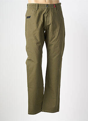 Pantalon chino elasticitate mărime normală verde IRON AND RESIN bărbat