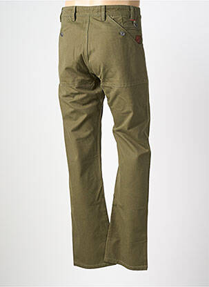 Pantalon chino elasticitate mărime normală verde IRON AND RESIN bărbat
