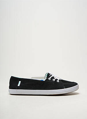 Adidași vârf rotund toc plat până la 3 cm negru VANS femeie