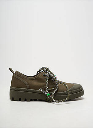 Adidași vârf rotund toc de 4 la 6 cm verde ARIZONA LOVE femeie