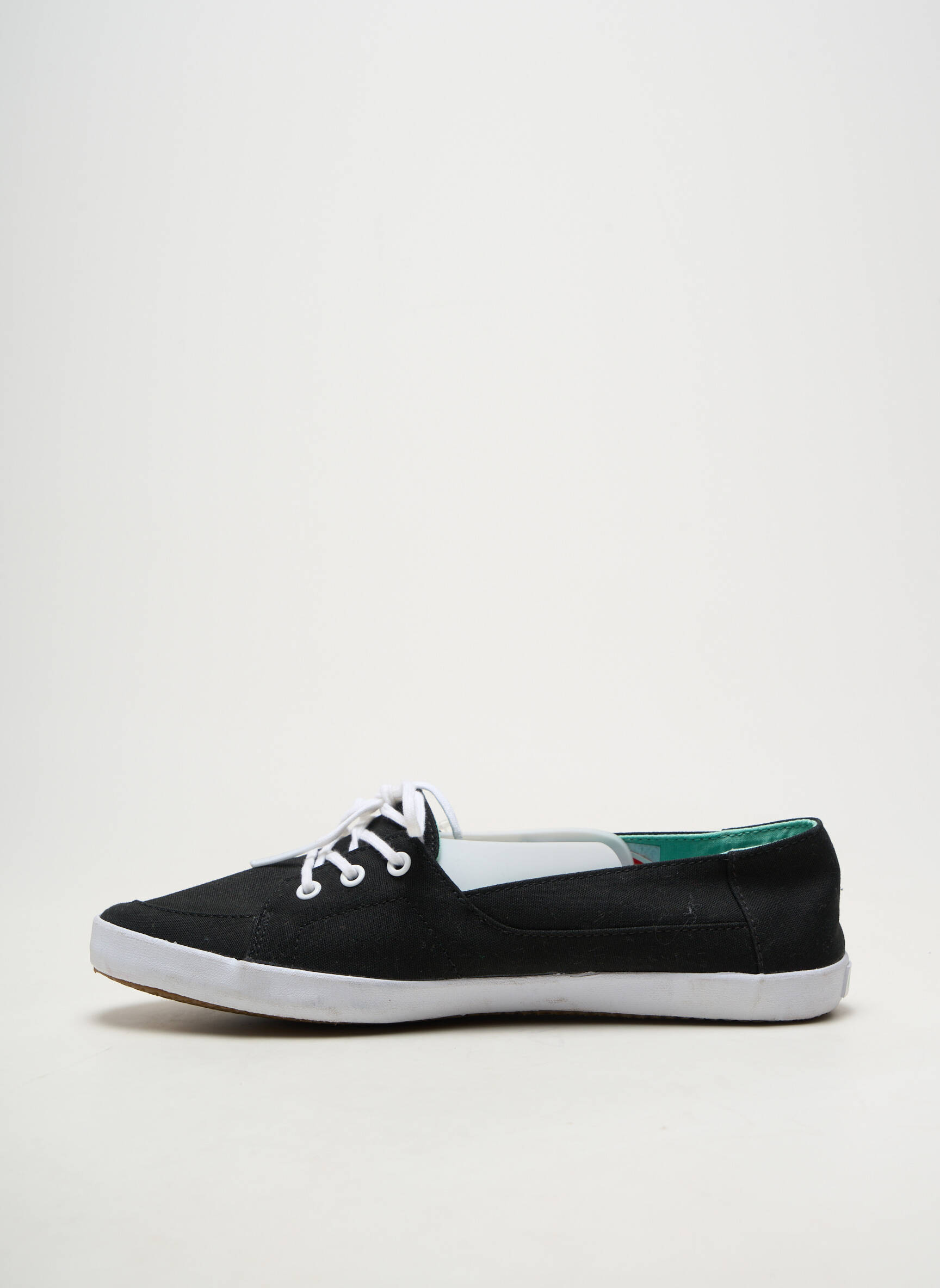 Adidași vârf rotund toc plat până la 3 cm negru VANS femeie