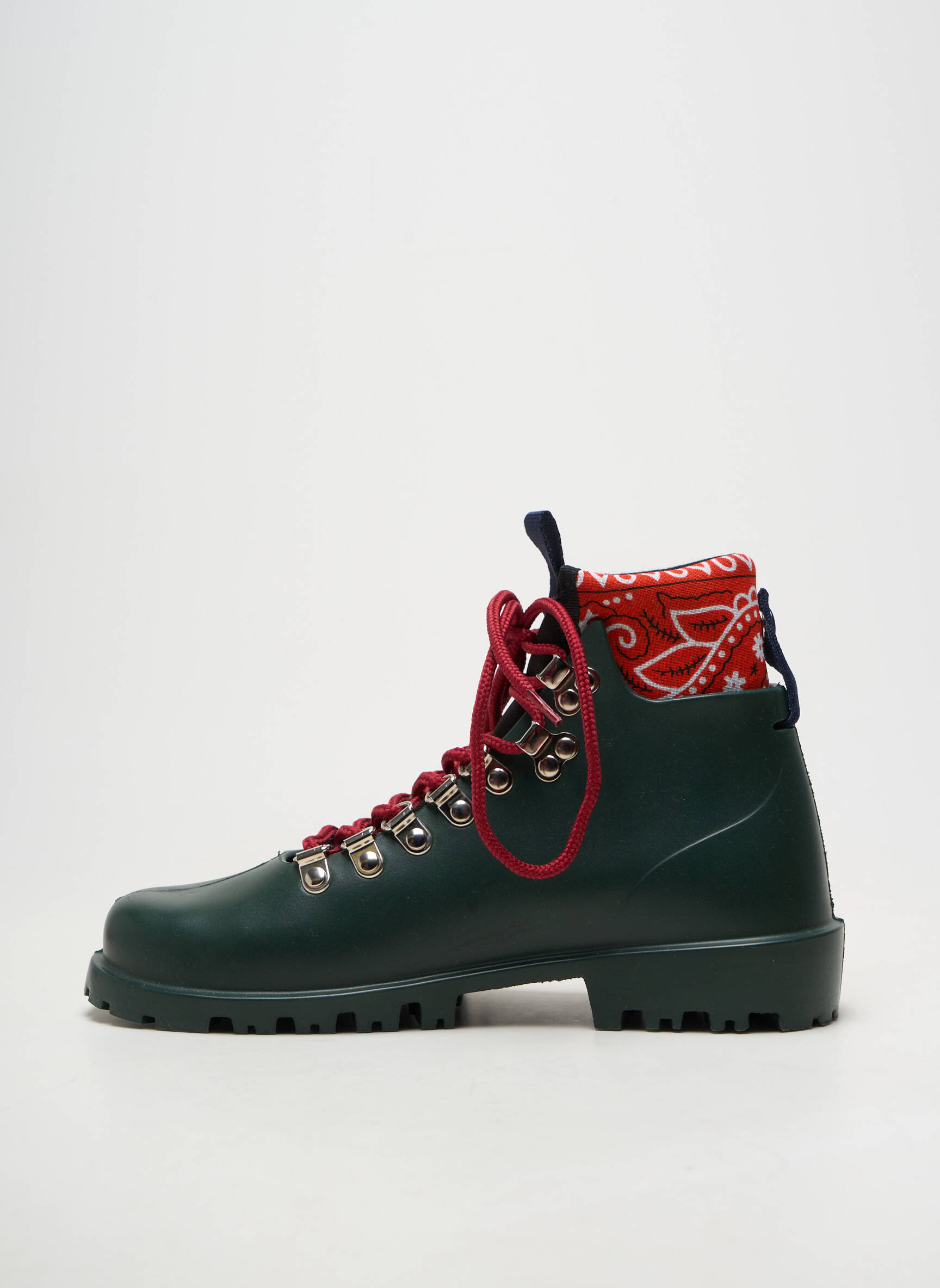 Botine/ghete material neted toc plat până la 3 cm verde ARIZONA LOVE femeie