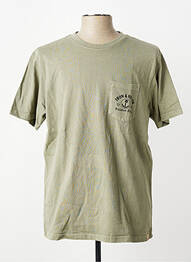 Tricou elasticitate mâneci scurte verde IRON AND RESIN bărbat