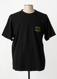 Tricou croială dreaptă mâneci scurte negru IRON AND RESIN bărbat