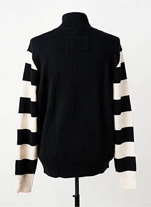 Pulover elasticitate mâneci lungi negru IRON AND RESIN bărbat