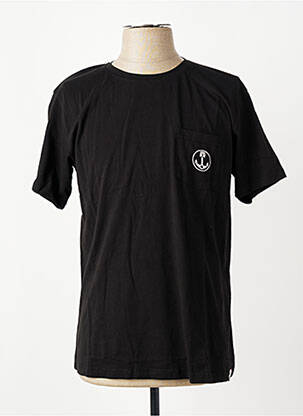 Tricou croială cambrată mâneci scurte negru IRON AND RESIN bărbat