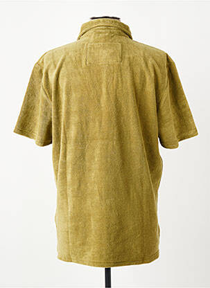 Polo țesătură jersey mâneci scurte verde IRON AND RESIN bărbat