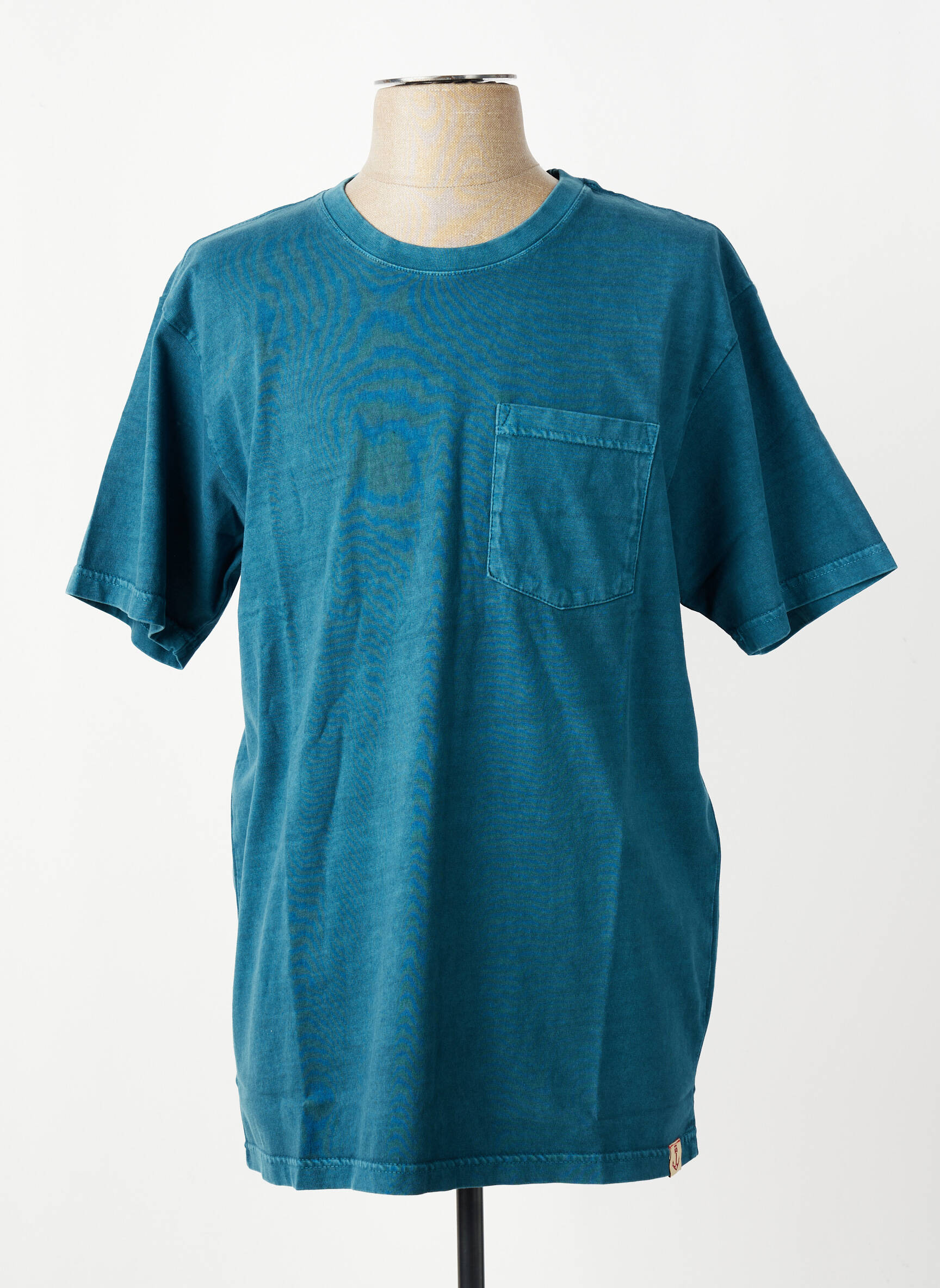Tricou bio mâneci scurte albastru IRON AND RESIN bărbat