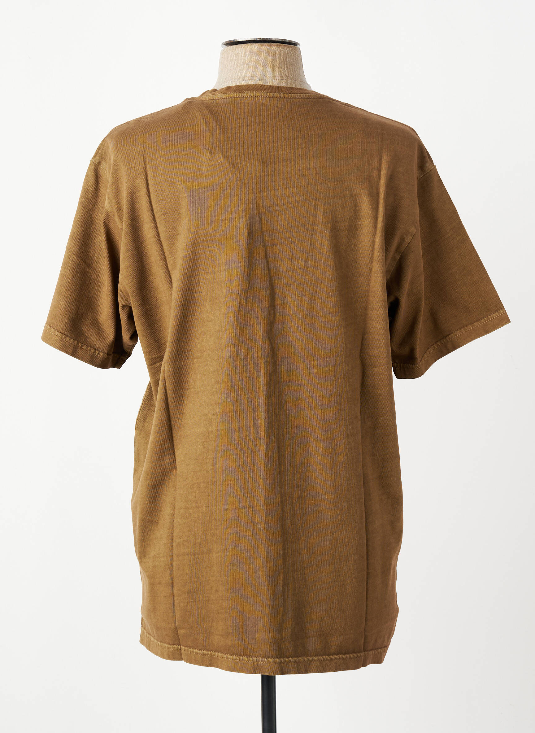 Tricou croială cambrată mâneci scurte maro IRON AND RESIN bărbat