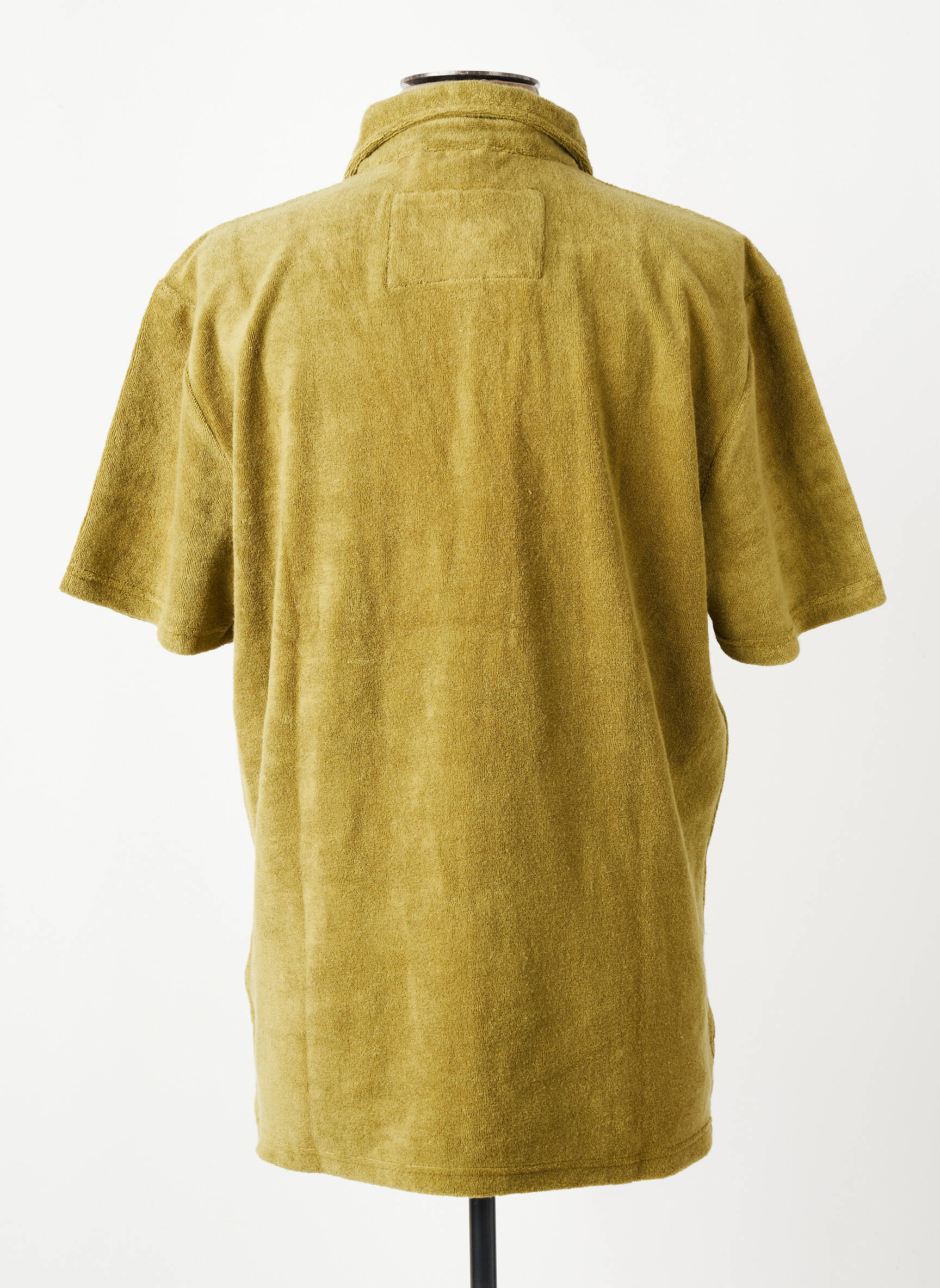 Polo țesătură jersey mâneci scurte verde IRON AND RESIN bărbat