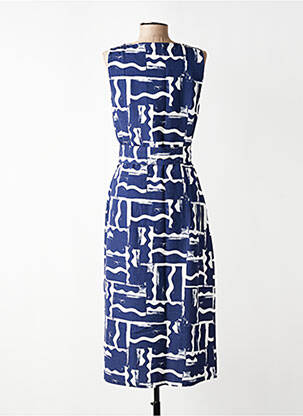 Rochie lungă fără mâneci fără mâneci albastru SIGNE NATURE femeie