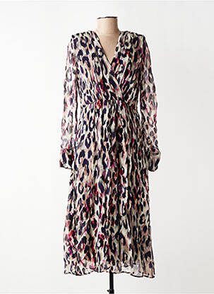 Rochie midi mâneci lungi mâneci lungi negru SUD EXPRESS femeie