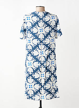 Rochie scurtă mâneci scurte mâneci scurte albastru SIGNE NATURE femeie