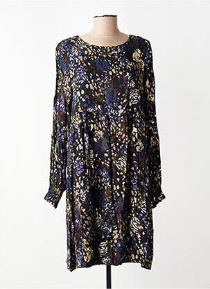 Rochie scurtă croială fluidă mâneci lungi negru LA FEE MARABOUTEE femeie