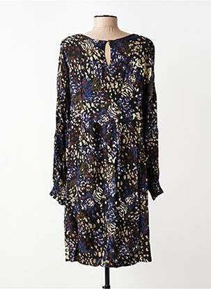 Rochie scurtă croială fluidă mâneci lungi negru LA FEE MARABOUTEE femeie