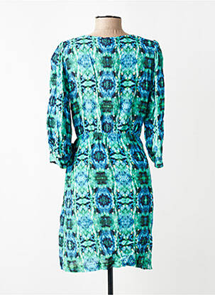 Rochie scurtă mâneci 3/4 mâneci 3/4 verde LA FEE MARABOUTEE femeie