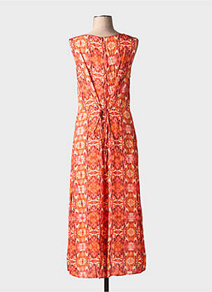 Rochie lungă imprimeu fantezie fără mâneci roșu LA FÉE ATELIER BY LA FÉE MARABOUTÉE femeie