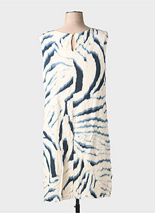 Rochie midi fără mâneci fără mâneci alb SIGNE NATURE femeie