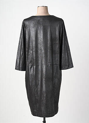 Rochie midi mâneci 3/4 mâneci 3/4 negru SIGNE NATURE femeie