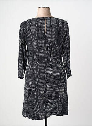 Rochie midi imprimeu fantezie mâneci lungi negru LA FEE MARABOUTEE femeie