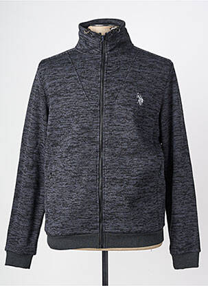 Jachete casual strânsă pe partea de jos gri U.S. POLO ASSN bărbat