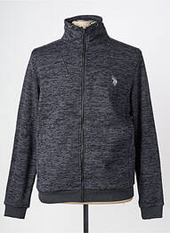 Jachete casual strânsă pe partea de jos gri U.S. POLO ASSN bărbat