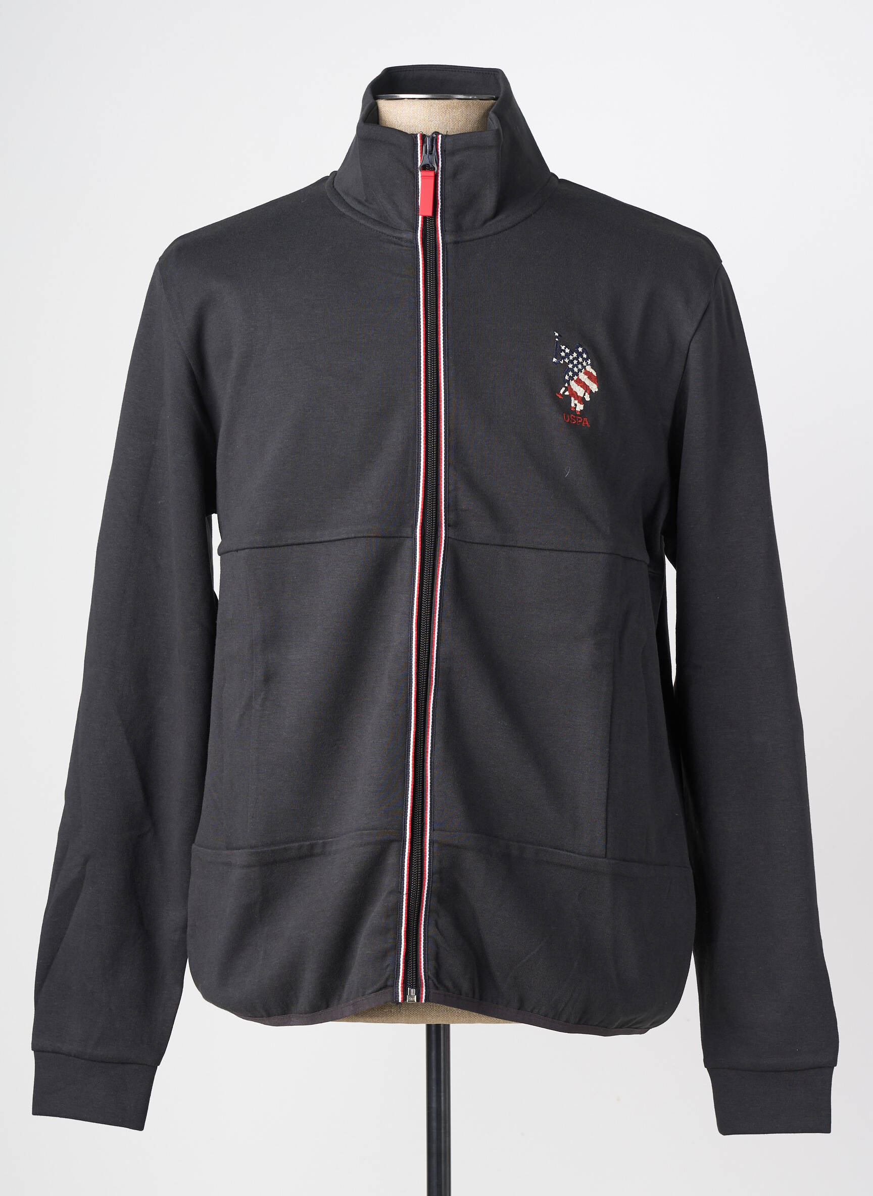 Jachete casual buzunare negru U.S. POLO ASSN bărbat