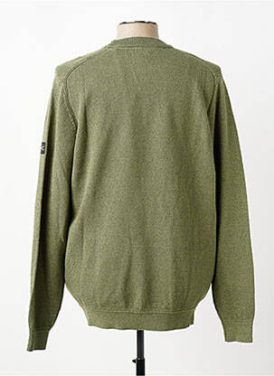 Pulover guler rotund mâneci lungi verde CAMEL ACTIVE bărbat